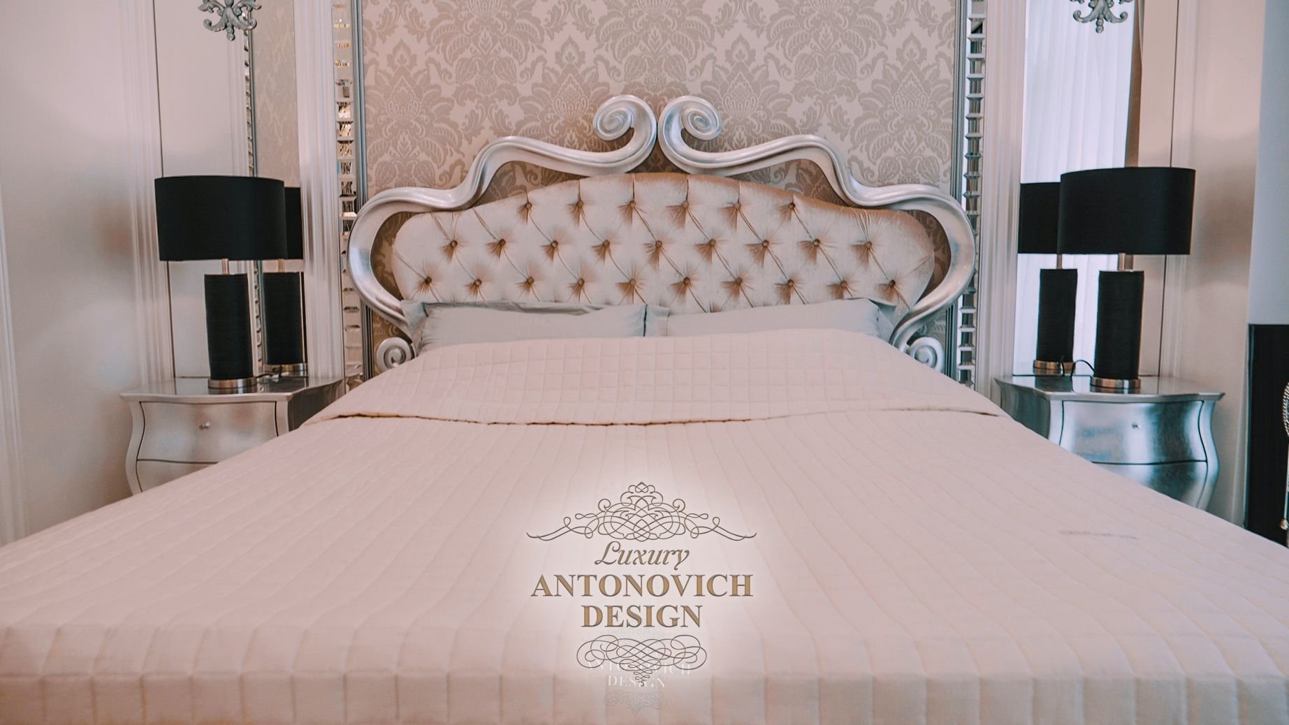 Дизайн интерьера квартиры на Печерске в ЖК Бульвар Фонтанов в г. Киеве разработала студия Antonovych Design. Спальня