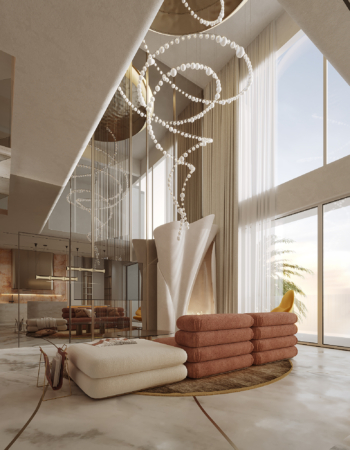 Энергия движения: вихрь формы и света в интерьере Fendi